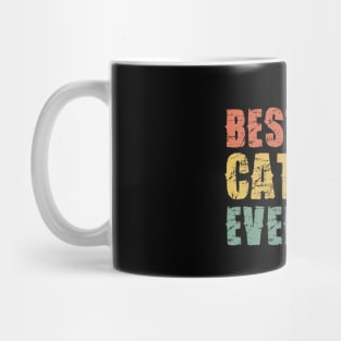 Vintage Best Cat Dad Ever T-Shirt Cat Daddy Gift Mug